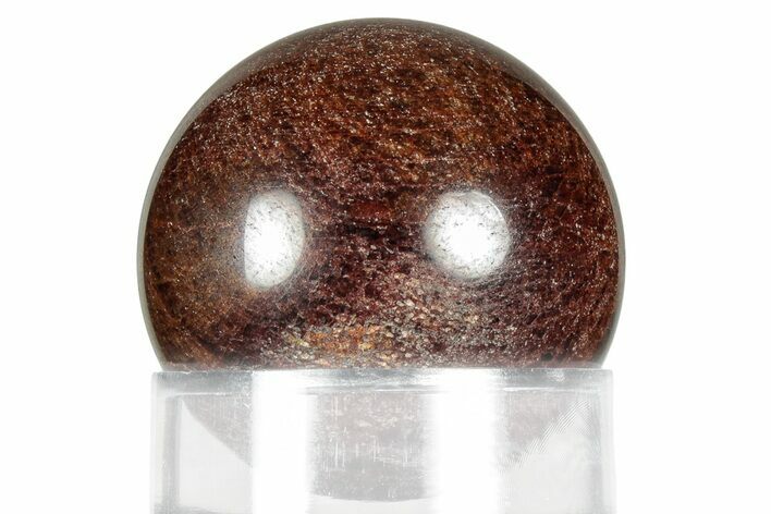 Polished Almandine Garnet Sphere - India #359896